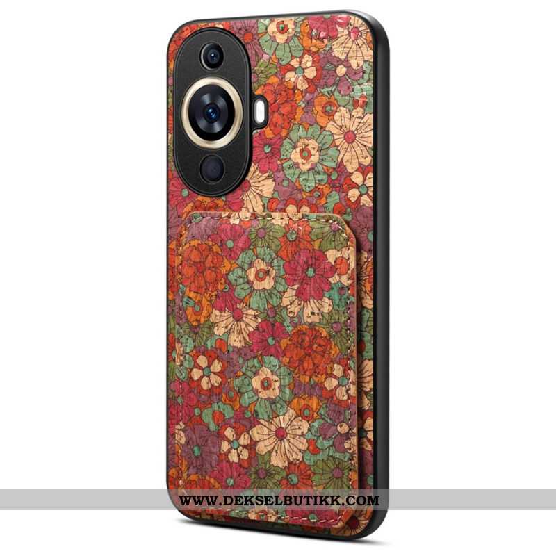 Deksel Huawei Nova 12s Blomstermønster