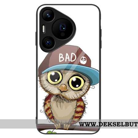 Deksel Huawei Pura 70 Pro Bad Owl Herdet Glass Beskyttelse Deksel