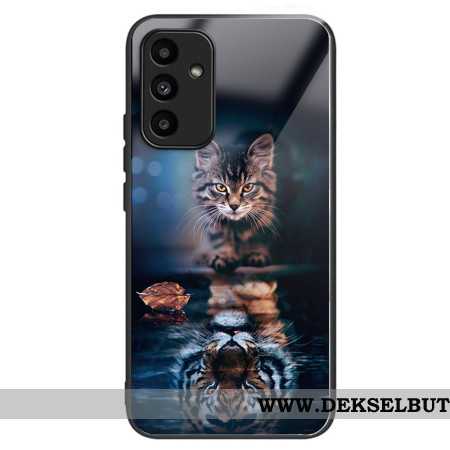 Deksel Samsung Galaxy A15 5g Katt Og Tiger Herdet Glass