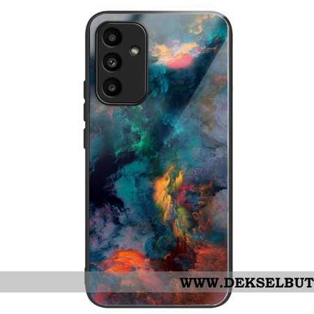 Deksel Samsung Galaxy A15 5g Mobildeksel Fargerike Skyer I Herdet Glass