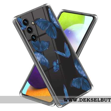 Deksel Samsung Galaxy A15 Blå Sommerfugler