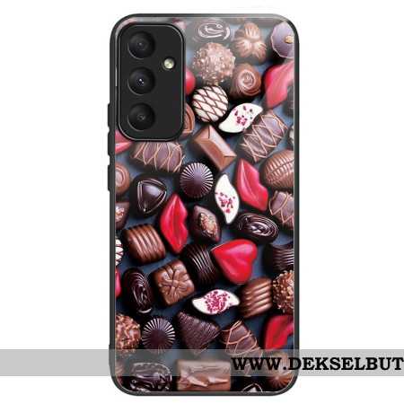 Deksel Samsung Galaxy A55 5g Herdet Glasssjokolade