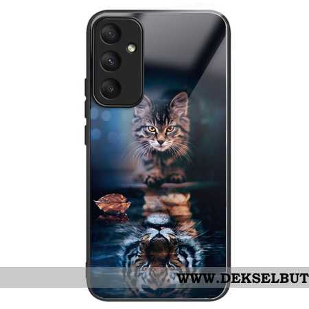 Deksel Samsung Galaxy A55 5g Katt Og Tiger Herdet Glass