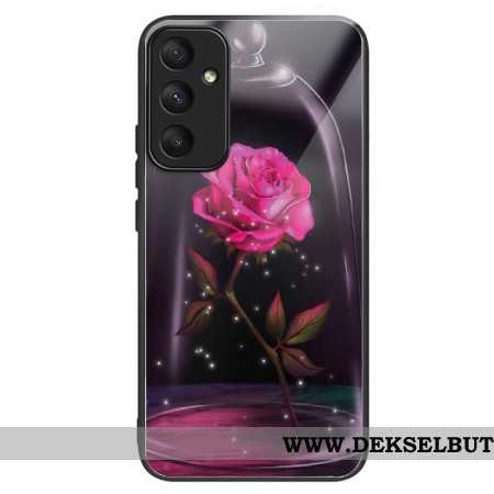 Deksel Samsung Galaxy A55 5g Rosa Herdet Glass Beskyttelse Deksel