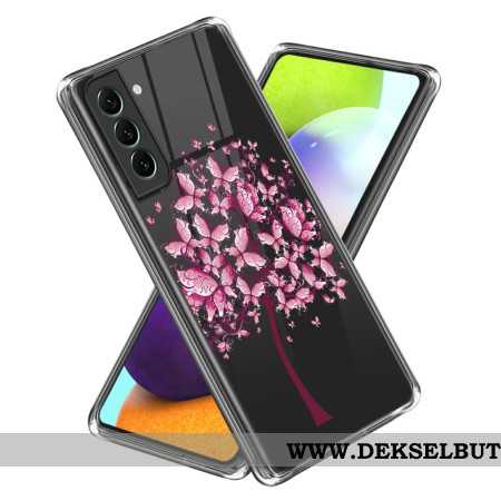 Deksel Samsung Galaxy S24 5g Gjennomsiktige Rosa Blomster