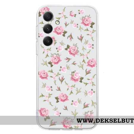 Deksel Samsung Galaxy S24 Fe Blomster Beskyttelse Deksel