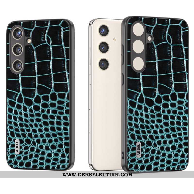 Deksel Samsung Galaxy S24 Plus 5g Abeel Crocodile Texture Series