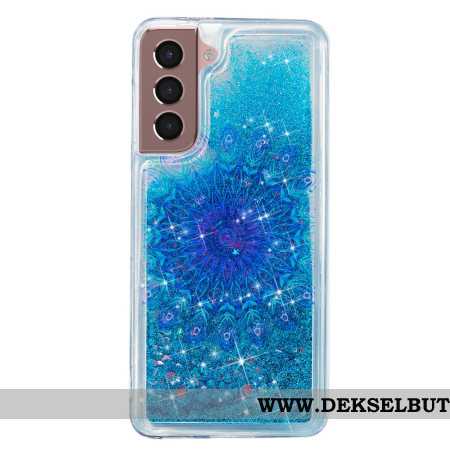 Deksel Samsung Galaxy S24 Plus 5g Flytende Glitter Og Mandala