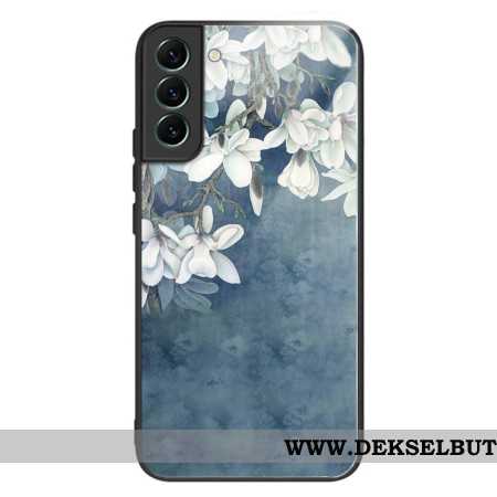 Deksel Samsung Galaxy S24 Plus 5g Magnolias Herdet Glass Beskyttelse Deksel