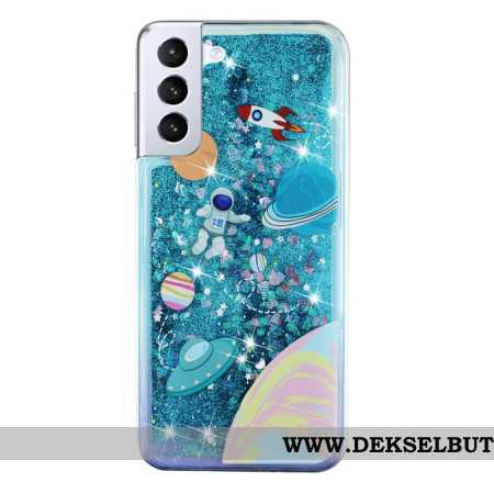 Deksel Samsung Galaxy S24 Plus 5g Universe Glitter Liquid