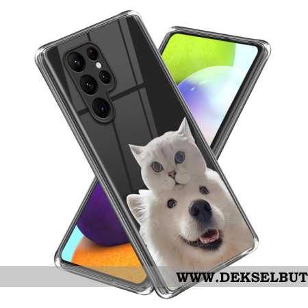 Deksel Samsung Galaxy S24 Ultra 5g Katt Og Hund Beskyttelse Deksel