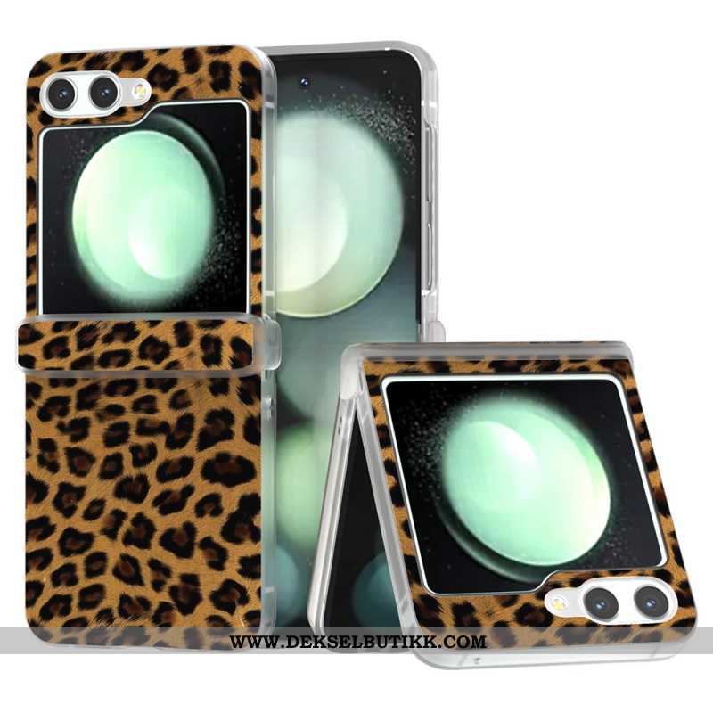 Deksel Samsung Galaxy Z Flip 6 Leopardstil Beskyttelse Deksel