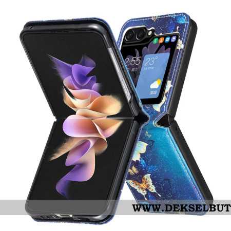 Deksel Samsung Galaxy Z Flip 6 Mobildeksel Gylne Sommerfugler