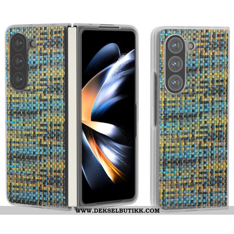 Deksel Samsung Galaxy Z Fold 6 Mobildeksel Fargede Fliser Tekstur