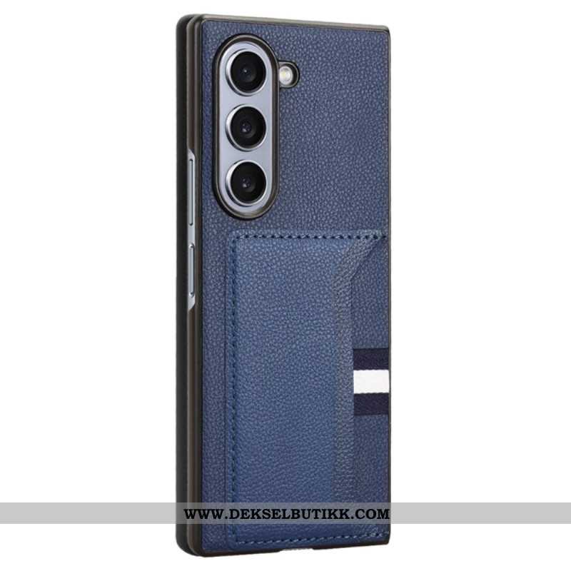 Deksel Samsung Galaxy Z Fold 6 Tricolore Kortholder Beskyttelse Deksel