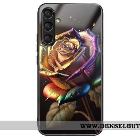 Deksel Til Samsung Galaxy A16 5g Farget Rose Herdet Glass