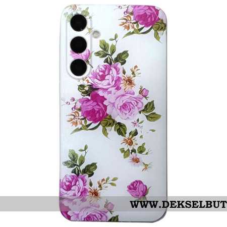 Deksel Til Samsung Galaxy S24 Fe Rosa Blomster