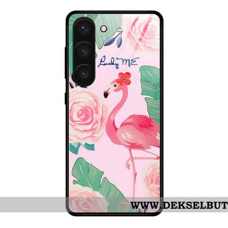 Deksel Til Samsung Galaxy S24 Plus 5g Flamingo Herdet Glass