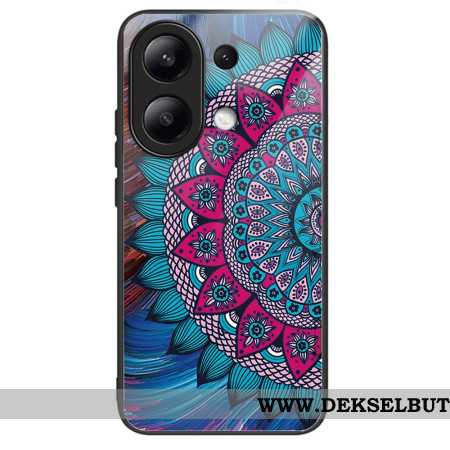 Deksel Til Xiaomi Redmi Note 13 4g Mandala Herdet Glass