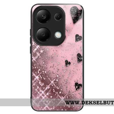 Deksel Til Xiaomi Redmi Note 13 Pro 4g Pink Love Herdet Glass