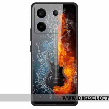 Deksel Til Xiaomi Redmi Note 13 Pro 5g Herdet Glassgitar Av Is Og Ild