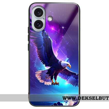 Deksel Til iPhone 16 Plus Flying Eagle Herdet Glass