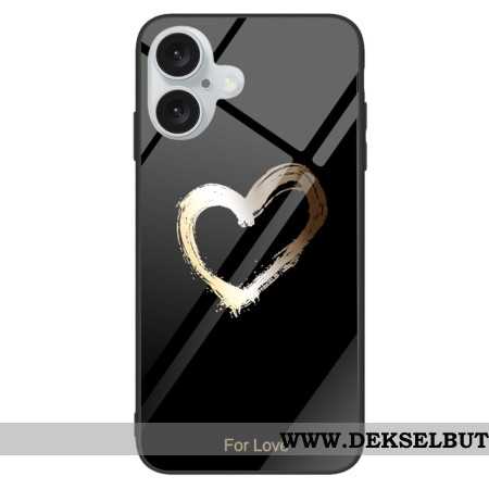 Deksel Til iPhone 16 Plus For Love Black