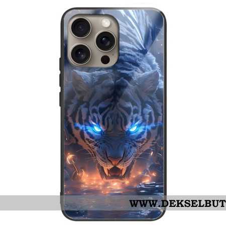 Deksel Til iPhone 16 Pro Tiger Herdet Glass