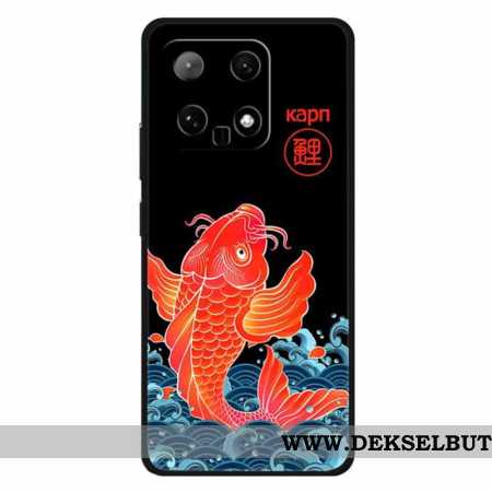 Deksel Xiaomi 14 Mobildeksel Gullkarpe