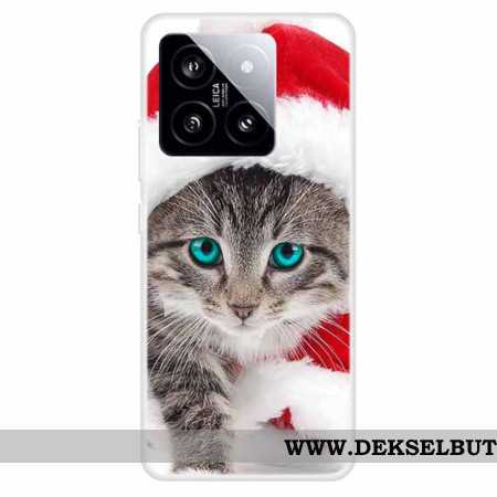 Deksel Xiaomi 14 Mobildeksel Julekatt