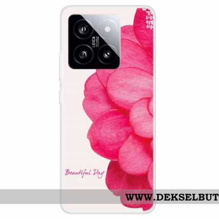 Deksel Xiaomi 14 Rosa Blomst