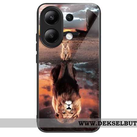 Deksel Xiaomi Redmi Note 13 4g Lionceau Dream Herdet Glass Beskyttelse Deksel