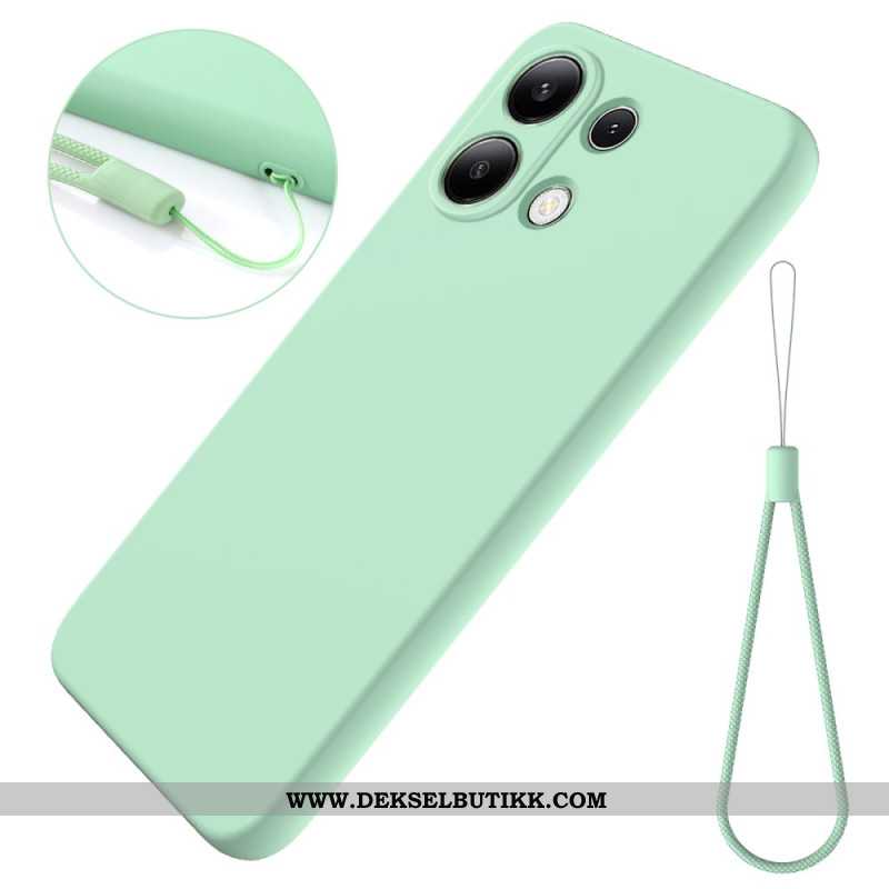 Deksel Xiaomi Redmi Note 13 4g Mobildeksel Flytende Silikonstropp