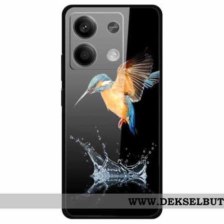 Deksel Xiaomi Redmi Note 13 5g Kronet Fugl Av Herdet Glass Beskyttelse Deksel