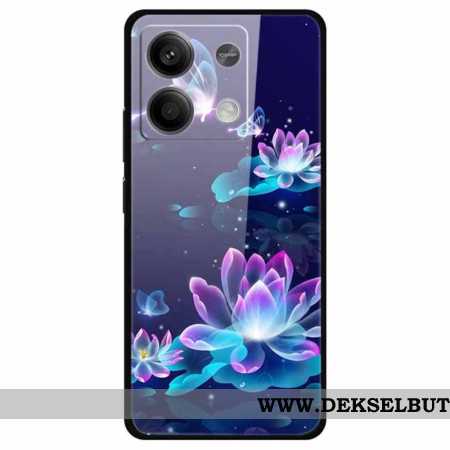 Deksel Xiaomi Redmi Note 13 5g Lysende Lotus Herdet Glass Beskyttelse Deksel