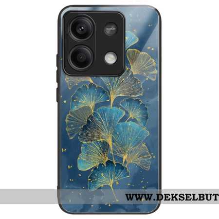 Deksel Xiaomi Redmi Note 13 5g Mobildeksel Ginkgoblader Av Herdet Glass