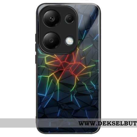 Deksel Xiaomi Redmi Note 13 Pro 4g Geometri Herdet Glass