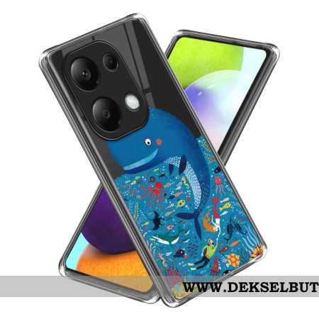 Deksel Xiaomi Redmi Note 13 Pro 4g Hvalmønster Beskyttelse Deksel