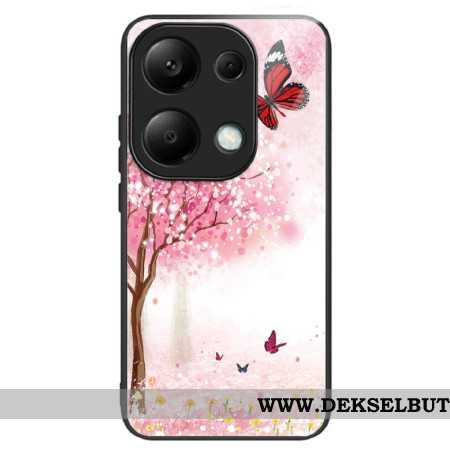 Deksel Xiaomi Redmi Note 13 Pro 4g Mobildeksel Kirsebærblomster Av Herdet Glass