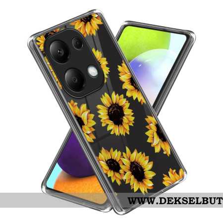 Deksel Xiaomi Redmi Note 13 Pro 4g Mobildeksel Solsikkemønster