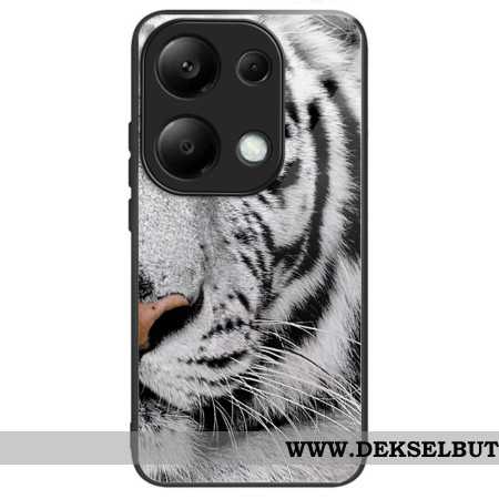 Deksel Xiaomi Redmi Note 13 Pro 4g Mobildeksel Tigerhode Herdet Glass