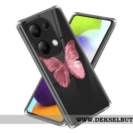 Deksel Xiaomi Redmi Note 13 Pro 4g Rosa Sommerfugl Beskyttelse Deksel