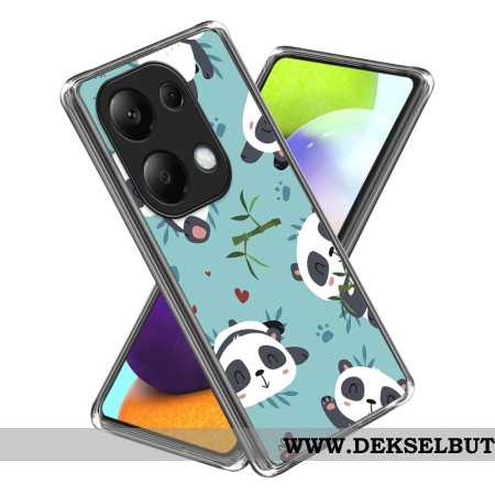 Deksel Xiaomi Redmi Note 13 Pro 4g Søte Pandaer Beskyttelse Deksel