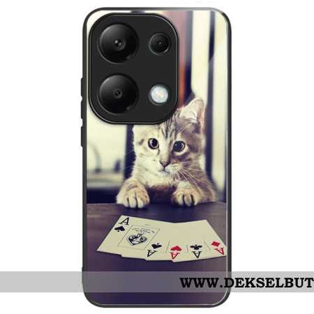 Deksel Xiaomi Redmi Note 13 Pro 4g Tempered Glass Chat Poker Beskyttelse Deksel