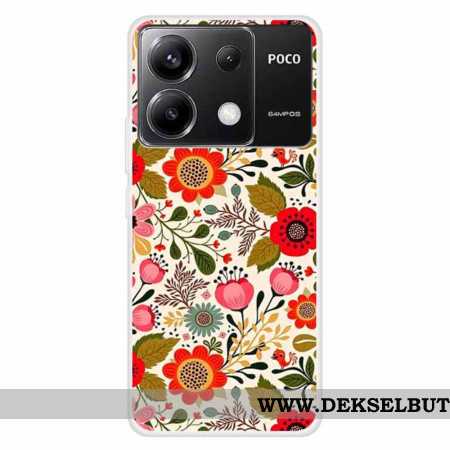 Deksel Xiaomi Redmi Note 13 Pro 5g Fargerike Blomster Beskyttelse Deksel