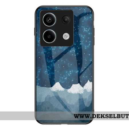 Deksel Xiaomi Redmi Note 13 Pro 5g Herdet Glassfjell Under Stjernehimmelen Beskyttelse Deksel