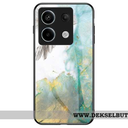 Deksel Xiaomi Redmi Note 13 Pro 5g Herdet Glassmarmor Og Flyvende Due