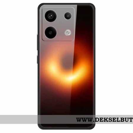 Deksel Xiaomi Redmi Note 13 Pro 5g Sort Hull Herdet Glass