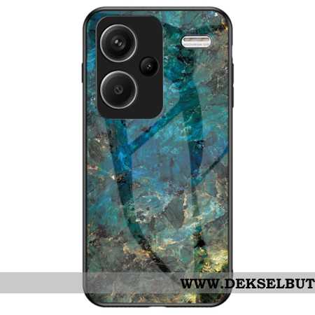 Deksel Xiaomi Redmi Note 13 Pro Plus 5g Emerald Marble Herdet Glass