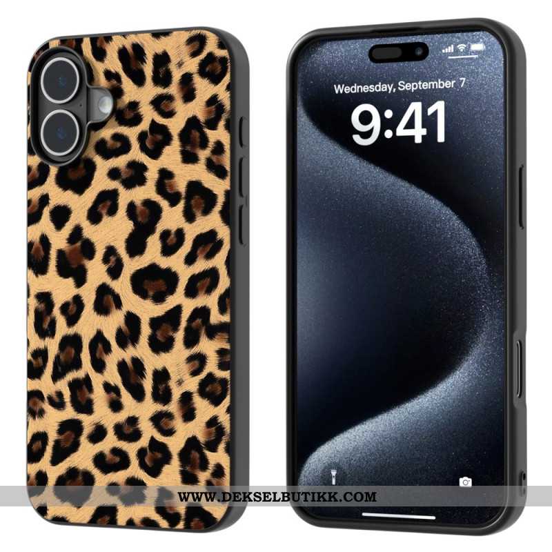 Deksel iPhone 16 Leopardstil Beskyttelse Deksel